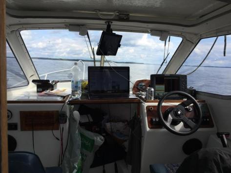 Näkymä komentopaikalle